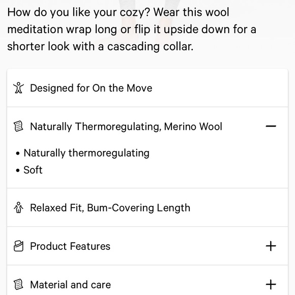 lululemon | sit in lotus wrap - Picture 11 of 12